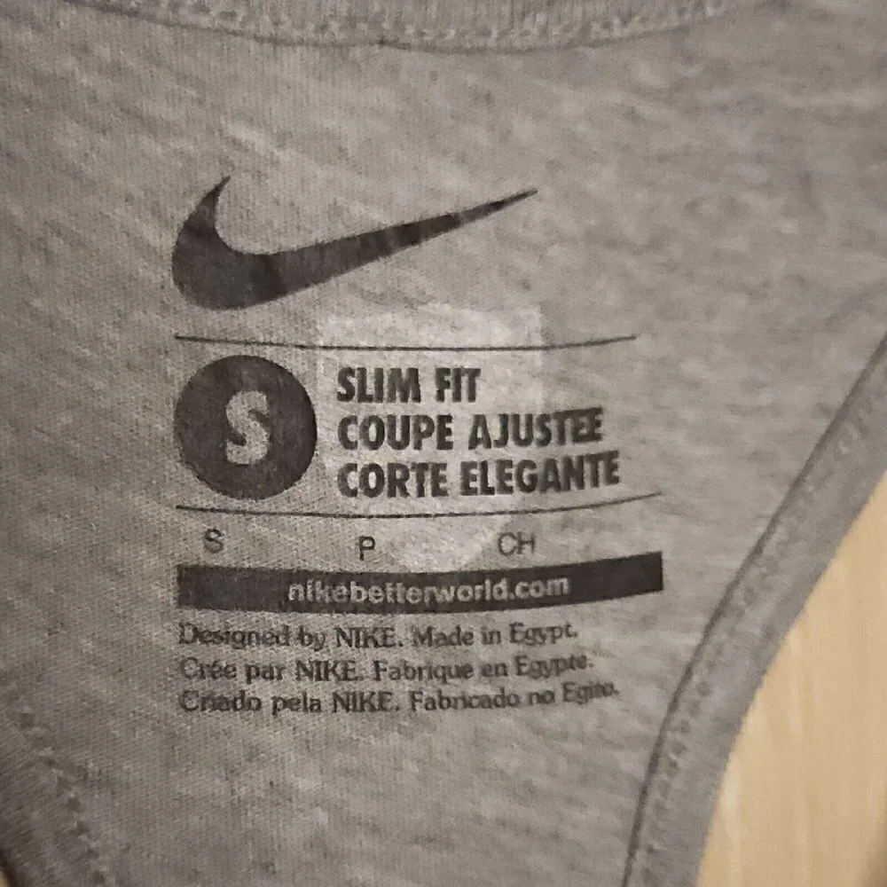Nike USA Soccer Grey Flag Americana Tank Top Small
